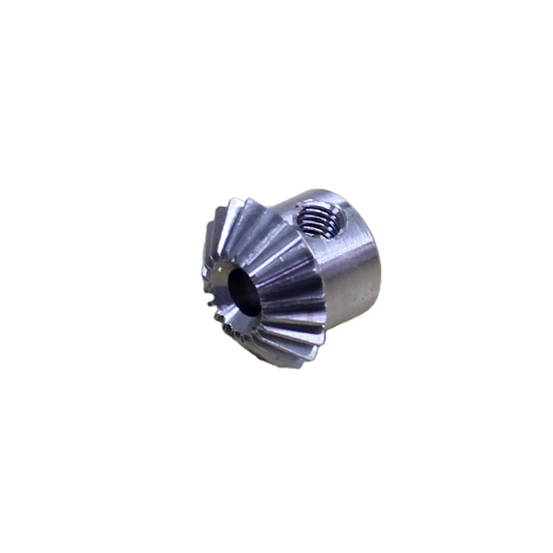 Factory OEM Steel Small Spiral Steel Straight Bevel Gear With Keyway