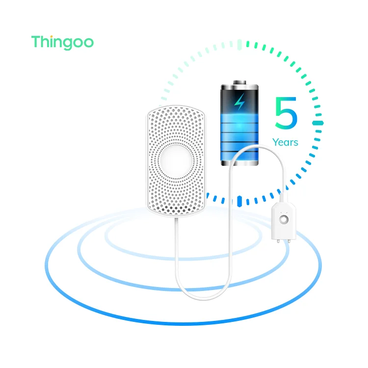 Smart ble water pipe leakage sensor water leak detector machine wireless water leak detector