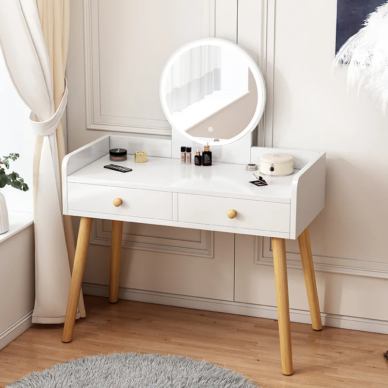 Bedroom Network Makeup Table Modern Simple Storage Cabinet Integrated Nordic Makeup Table For Sale
