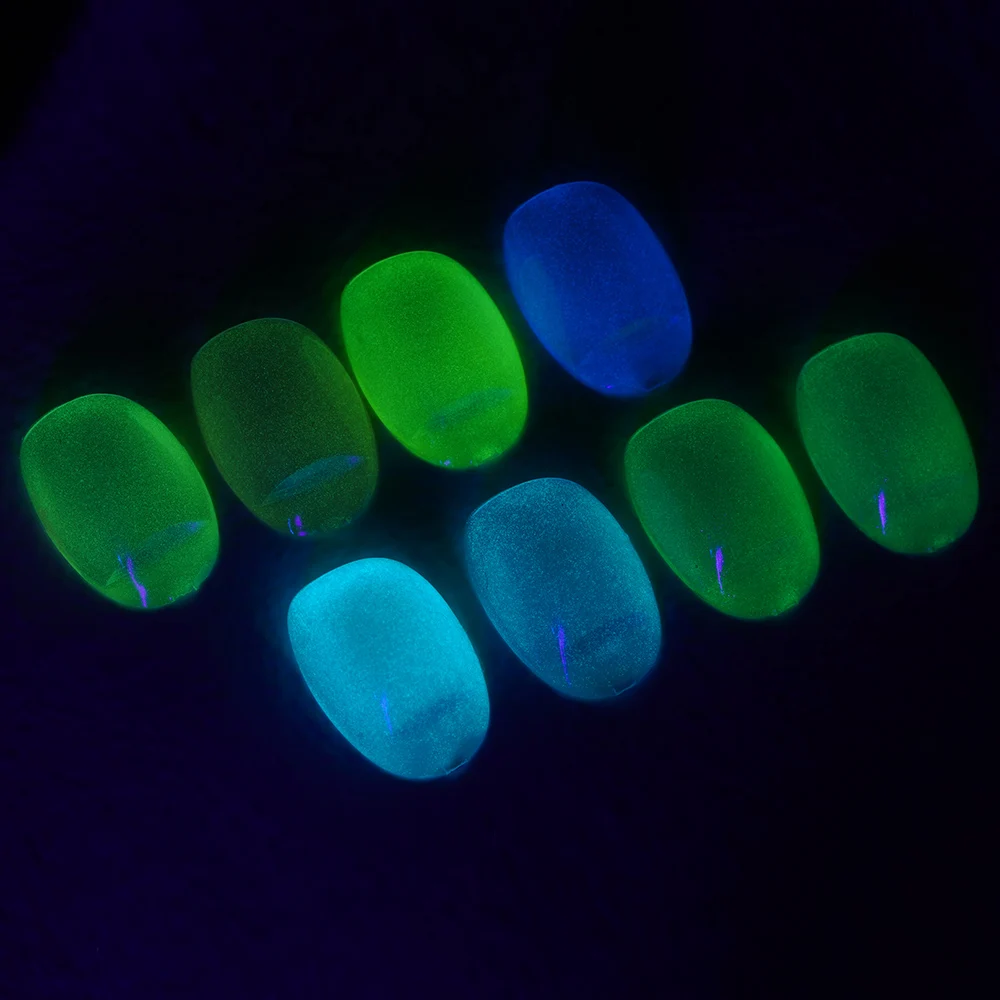 Luminous Top Gel Wholesale Nail Supplies Custom UV Glow In The Dark No Wipe Nail Gel Top Coat