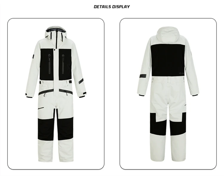 OEM unisex One Piece Insulated Ski Outfit Ski Suit Skiing Overall Outdoor snow sports Jumpsuit Elastic Wear Snowboard suits