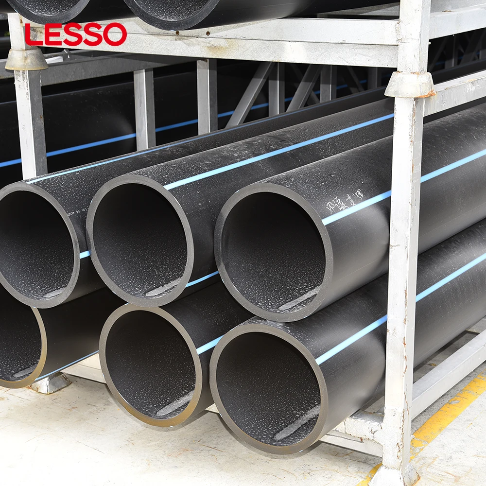 LESSO large circulation capacity drip irrigation uv resistant 25 32 40 50 63 75 90 110mm pe pipe for irrigation and sprinklers
