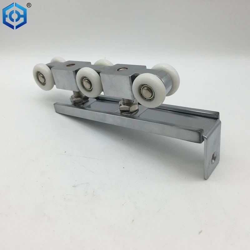 Track Roller Barn Door Track System Door Accessories Hanging 6 Wheels Sliding Track Roller