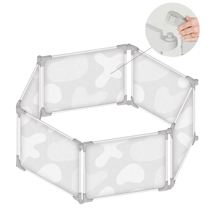 Foldable Baby playpen Baby Folding Play Pen Kids Activity Centre Safety Play Yard Home Indoor Outdoor