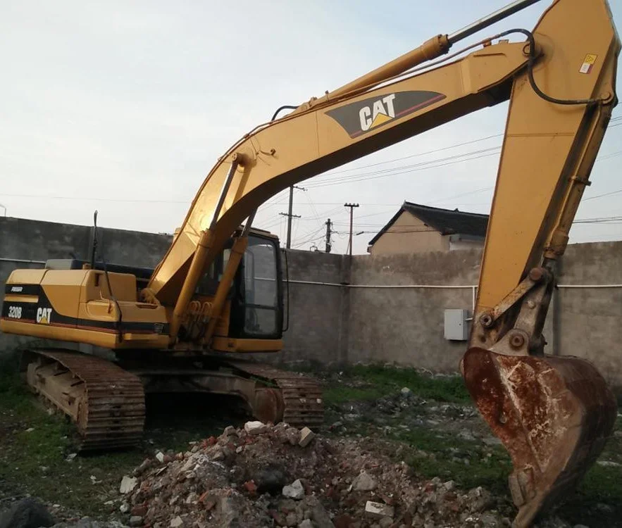 Original Brand Used Cat 320B Crawler Excavator Machine For Sale
