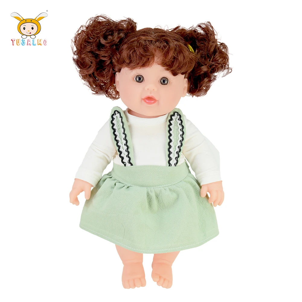 12 inch manufacturers wholesales doll doublade plush full silicone baby doll for kids birthday gift box sets for girls