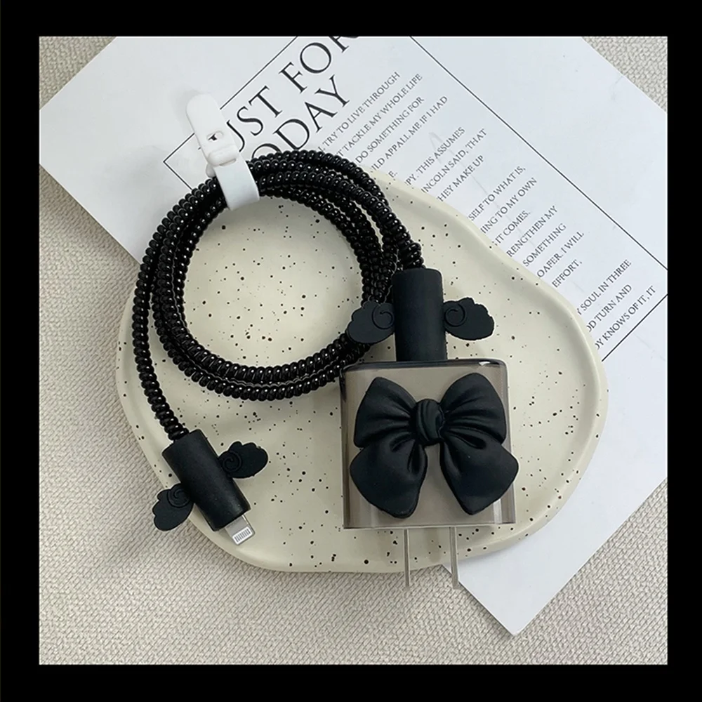 Custom Cartoon Cable Phone Accessories Silicone Mobile Phone Usb Charging Cable Protector