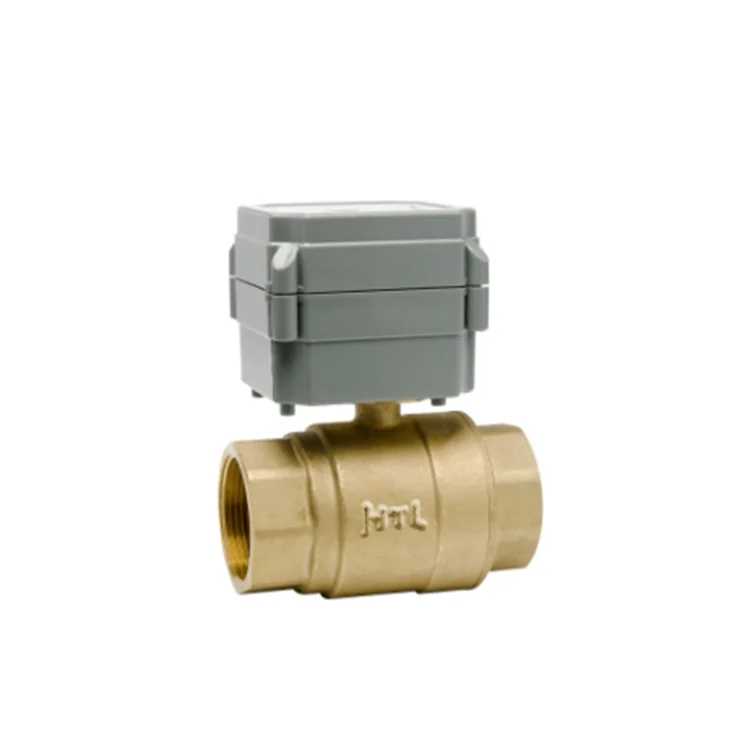 HELERO HT 100-9600 high quality Brass electric motorized valve actuator ball valve