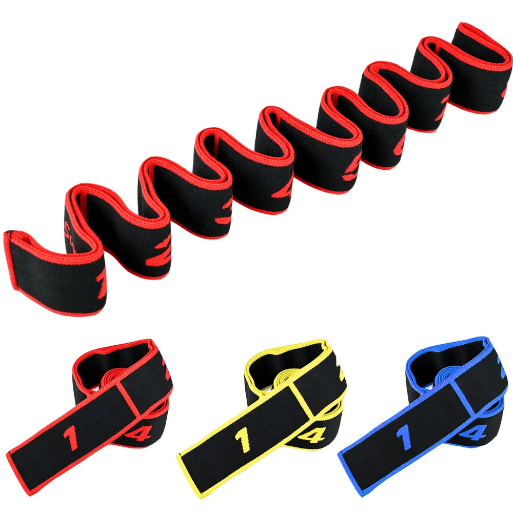 
Rubber Loop Yoga Stretch Belt Training Band, Sport Training Workout Fitness Elastic Bands 