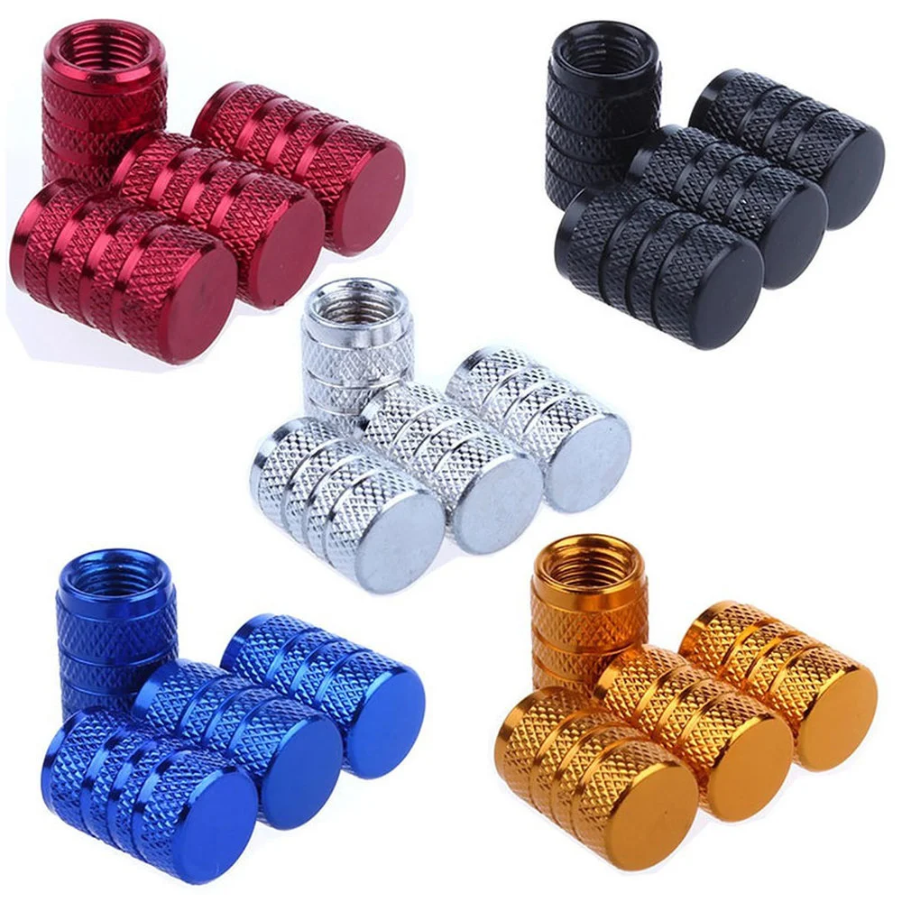 4pcs Universal Blue Car Truck Bike Tire air Valve Stem Caps car Tire air Valve Stem Caps Wheel Rims