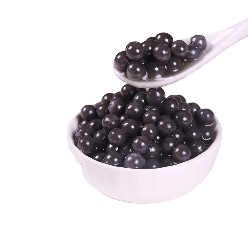 Doking New products hot selling for bubble tea shops black sesame sauce popping bobo popping boba tapioca pearls popping boba