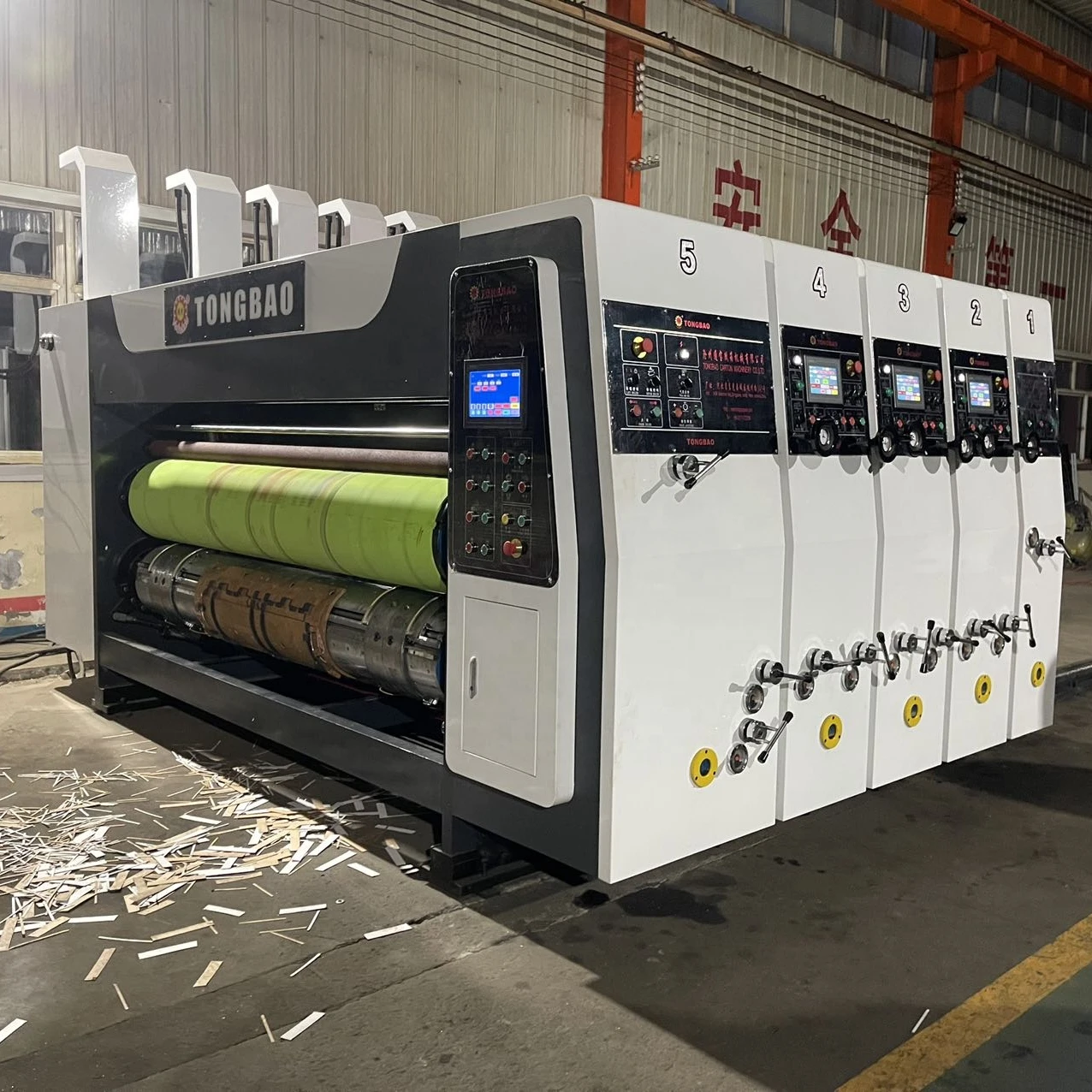 TONGBAO, флексографская печатная машина для гофрированного картона, принтер для картонных коробок, машина для резки, для изготовления коробок