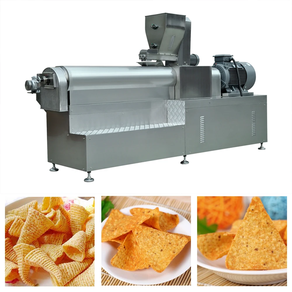 Automatic Factory direct sales fried Nacho Cheese Doritos chips snacks making production machine equipment