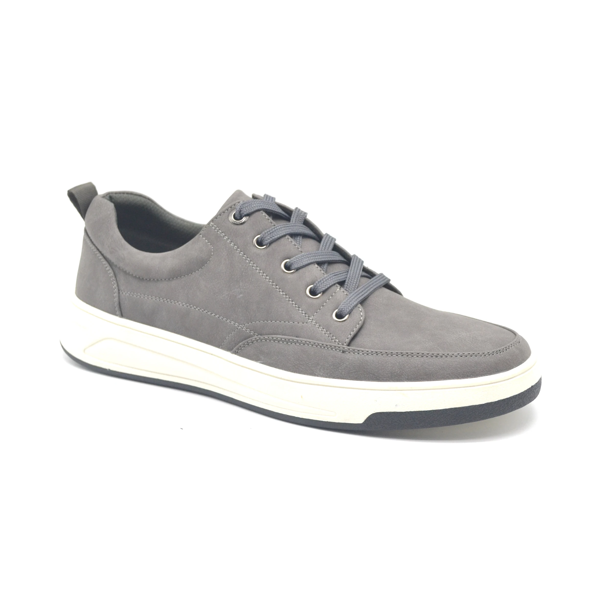 JUSTGOOD China 2021 New Fashion Custom Mens Casual Black Shoes