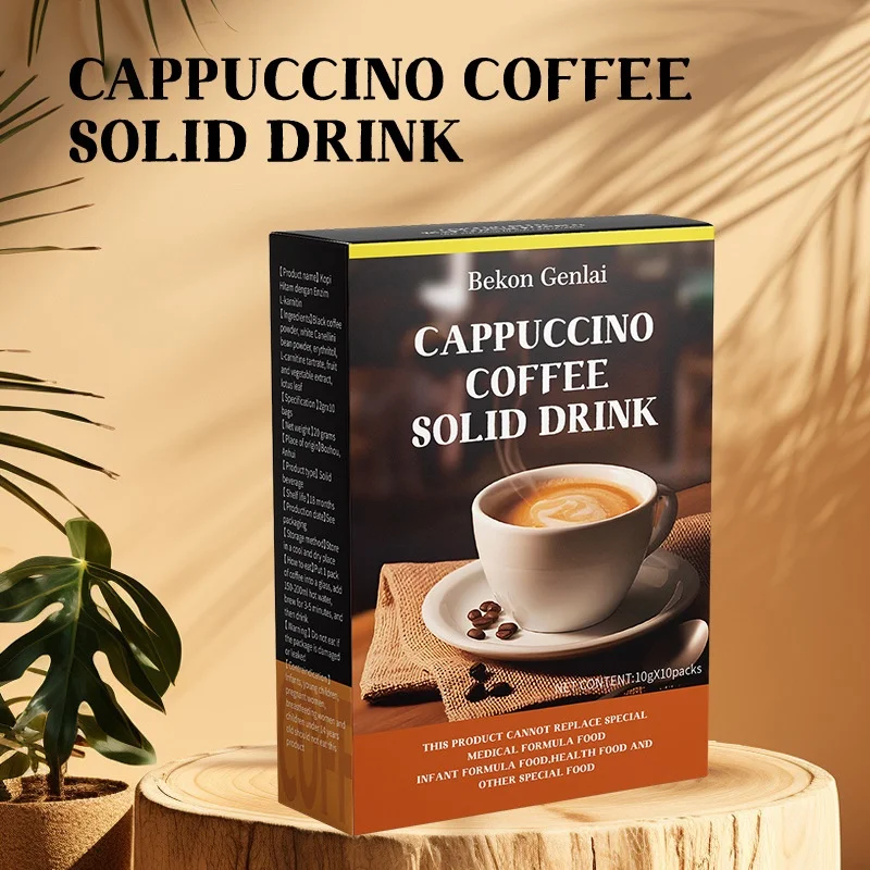 Wholesale Price Instant Cappuccino Coffee 100% Natural Solid Plant Extract Drink Premium Coffee Powder