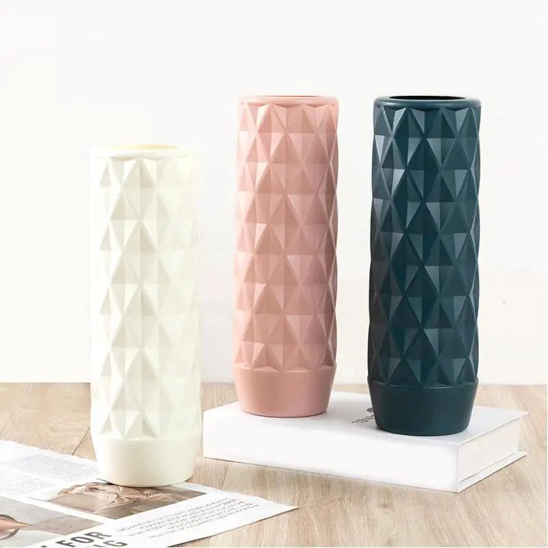 Flower Vase Home Decor Mold De Modern Mini Wedding Porcelain Small White For Centerpieces Wedding Plastic Fake Flowers With Vase