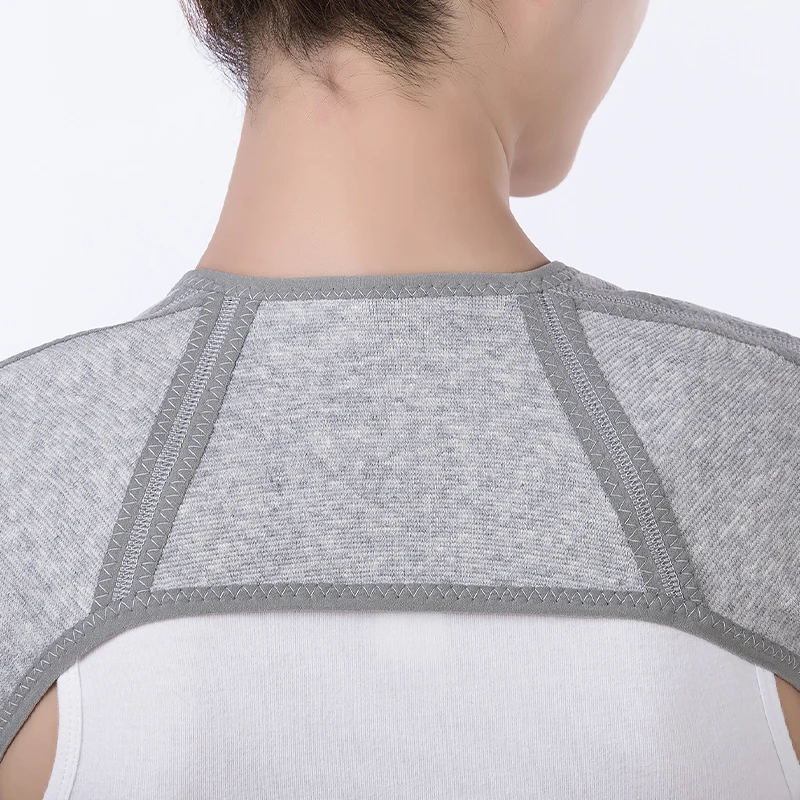 Double Shoulder Support Belt for Protector Shoulder Bamboo Charcoal Fiber Adjustable Brace Correction Band