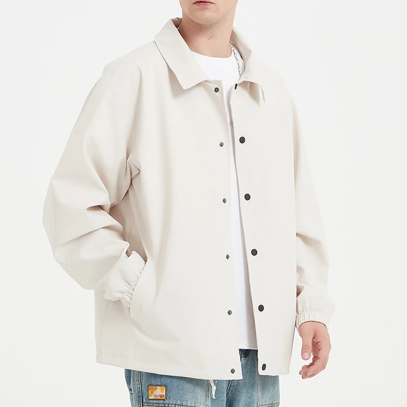 Куртка Мужская Весенняя ветровка из полиэстера с логотипом