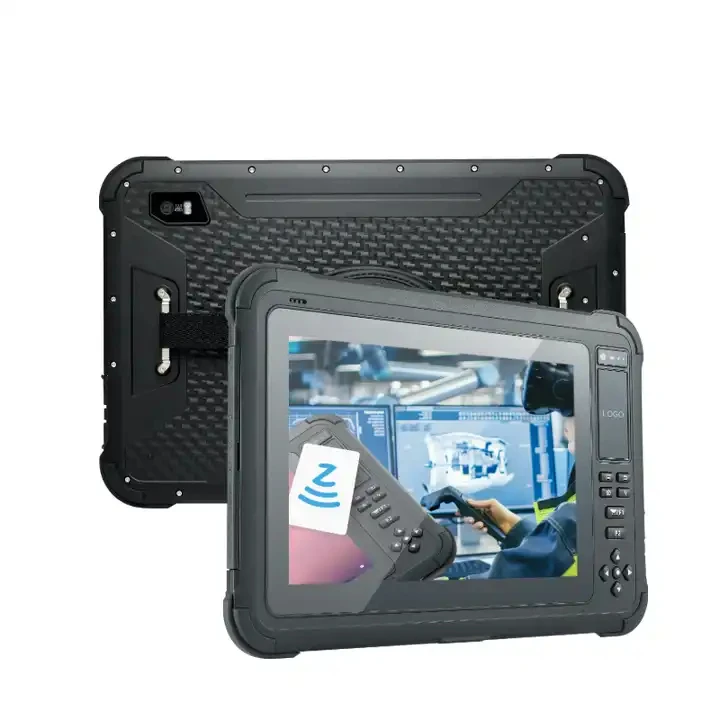 OEM S101 Wireless Android 13 450 nit Handheld Computer with Wristband Front Camera 10.1 Inch Waterproof Tablet Rugged