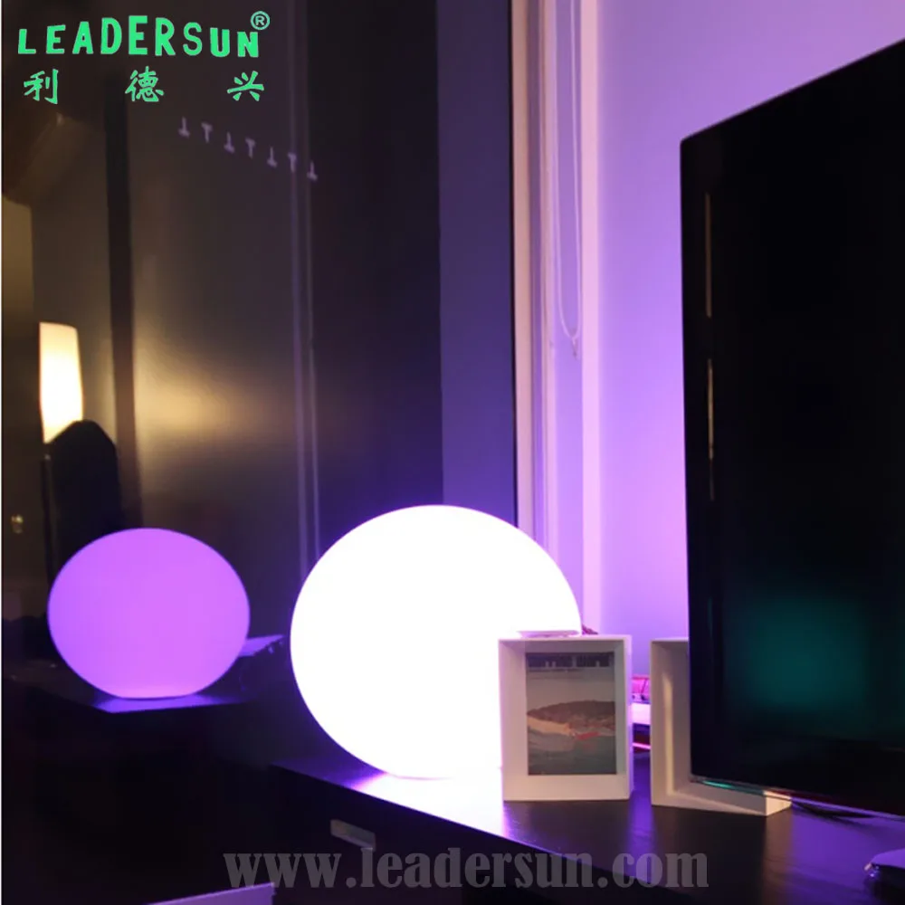 12cm 15cm 20cm  cordless sphere rechargeable globe  Led Mood Light ball Table lamp for hotel wedding event decoration