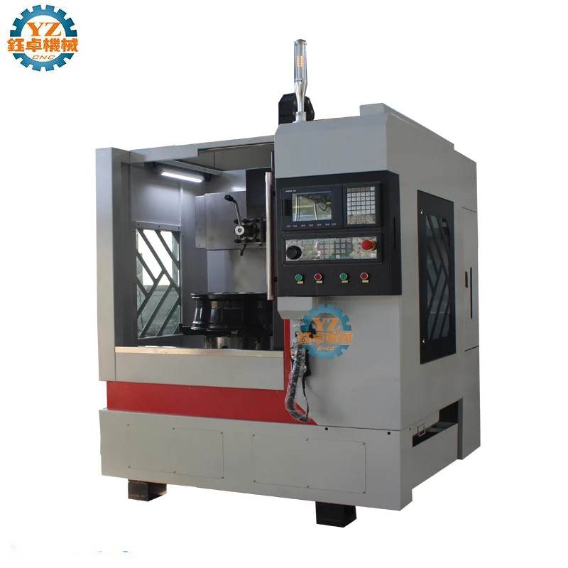 WRC32VM Touch Screen PLC type Alloy Wheel Repair Lathe Machine Vertical Lathe