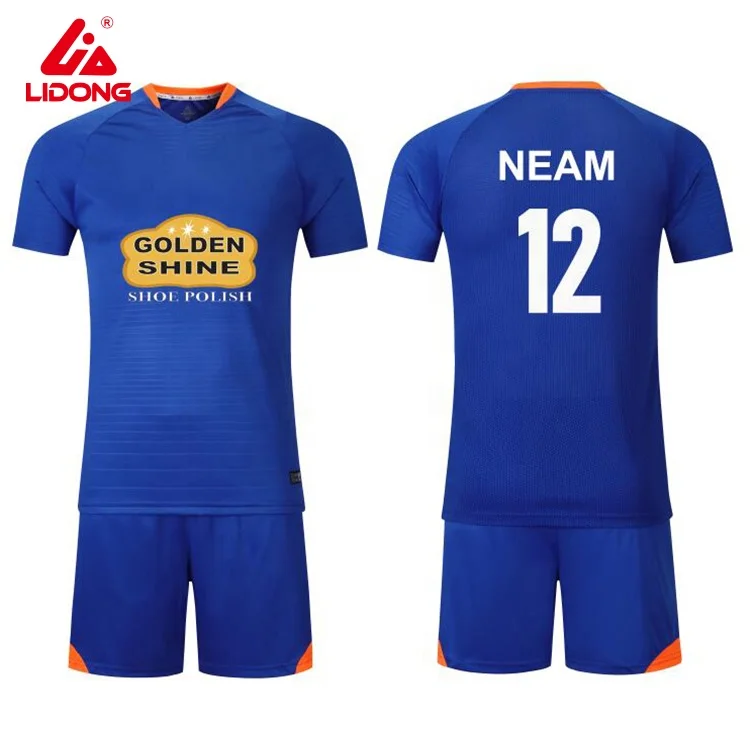Custom Sublimation Printed Football Shirt Plain Football Uniform School Football Jersey Wholesale