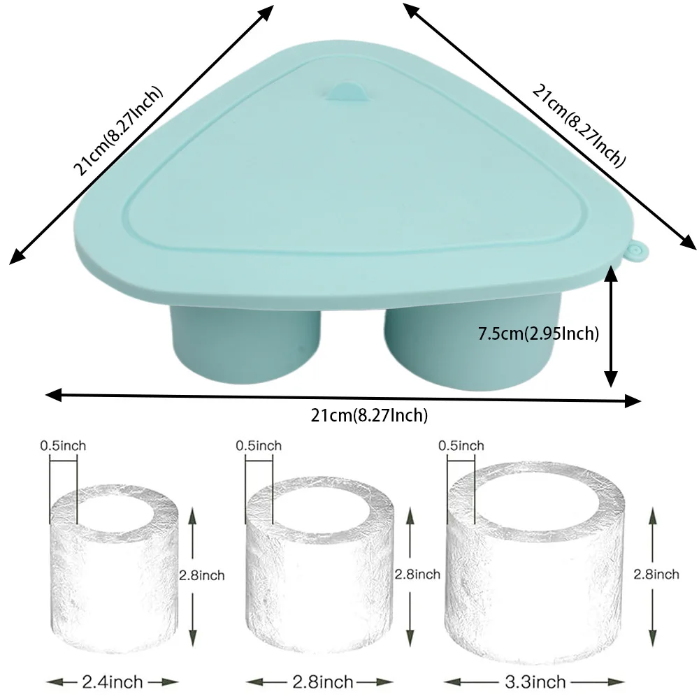 Round Circle IceCube Molds For Cocktails Bourbon Ice Cube Mold Bottle Silicone Ice Cube Maker Reusable Ice Cube Trays With Lid