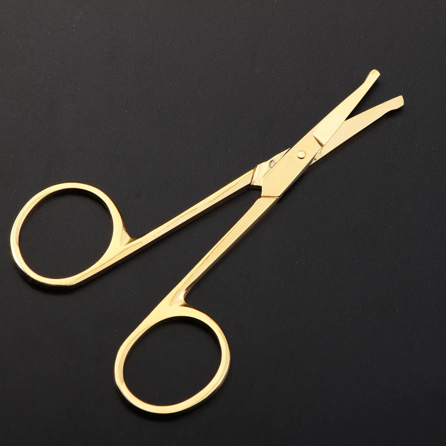 Amazon горячая Распродажа Tesouras de Beauty premium золотые Носовые Ножницы для волос на лице ножницы для кутикулы маникюрные ножницы