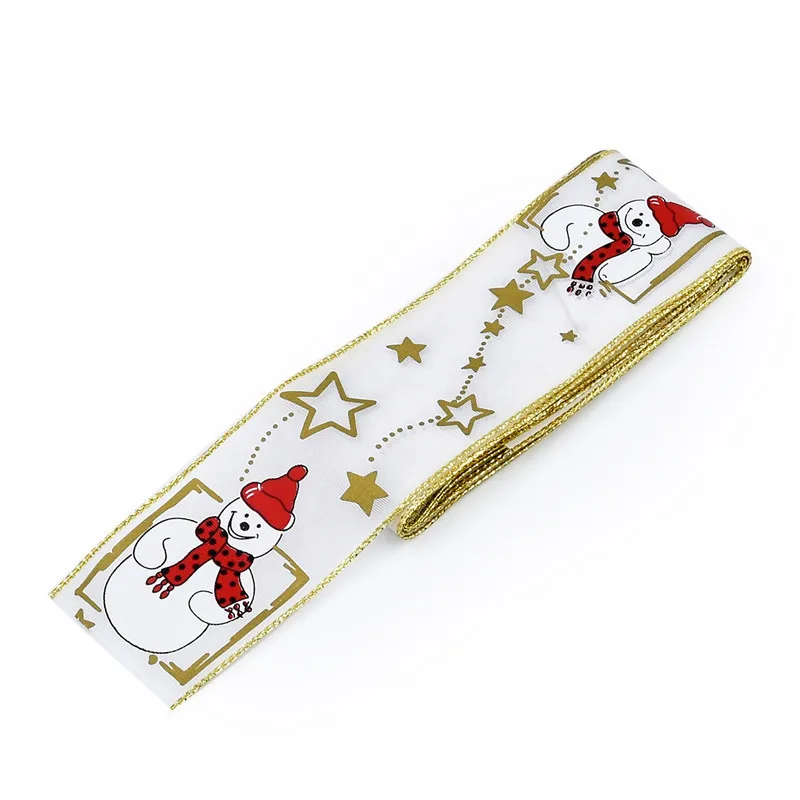  40MM WIDE 5yard one roll Gift Package Party Decoration Grosgrain Christmas