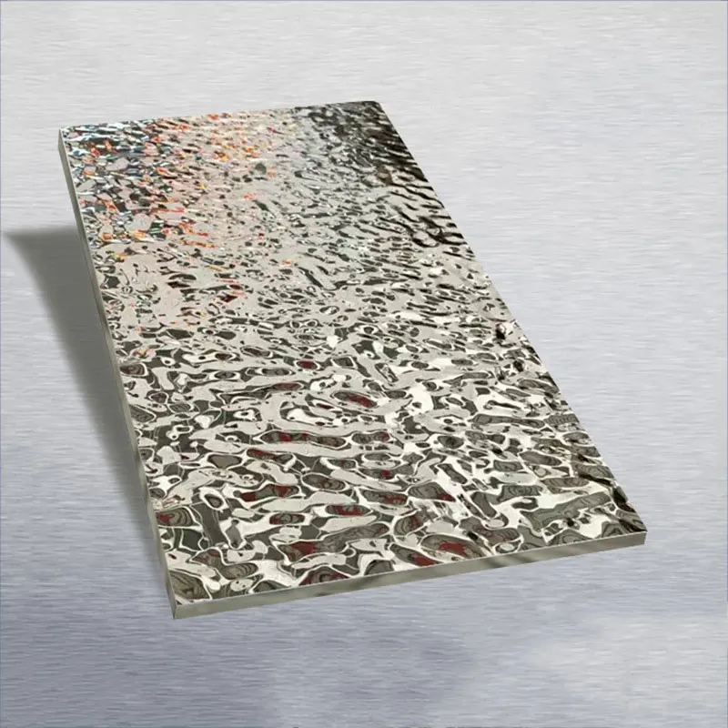 Листы из нержавеющей стали в форме водной волны для кухонной стены Ss201 Ss304, зеркальная декоративная пластина из нержавеющей стали, цена, Волнистый лист