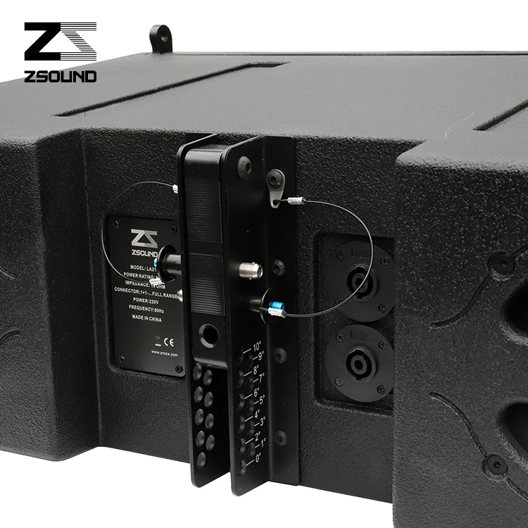 ZSOUND LA210 с двумя 10-дюймовый 2way миксер аудио профессиональные механизированные активный динамик линейного
