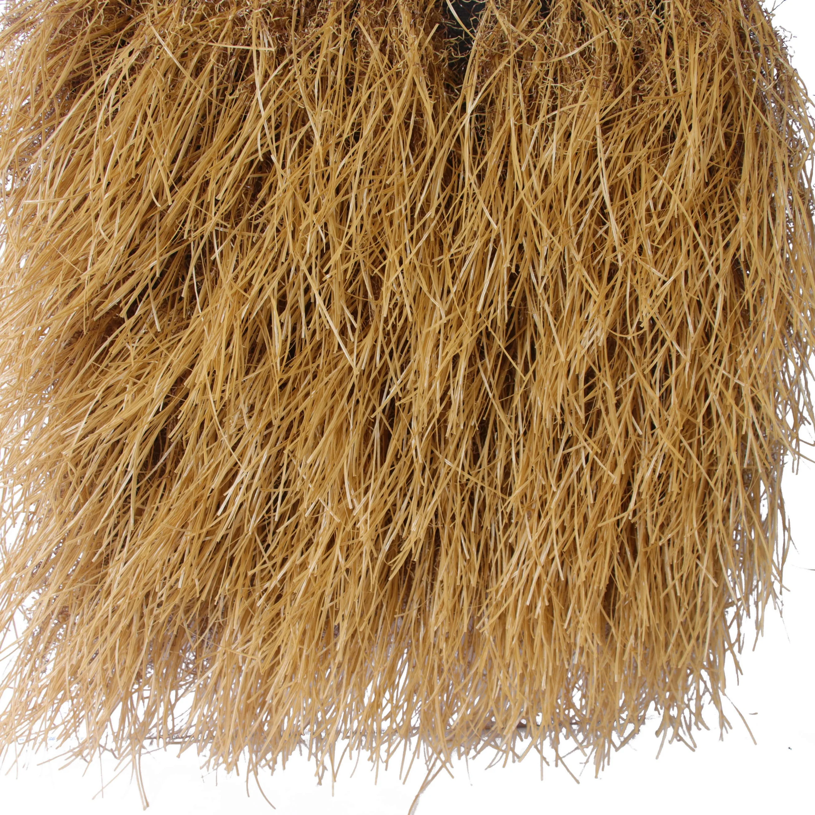 High Quality Synthetic Thatch Grass Roof Artificial Mexican Straw Roll Thatch Roofing Grass for Patio Bar Hawaiian Party Decor