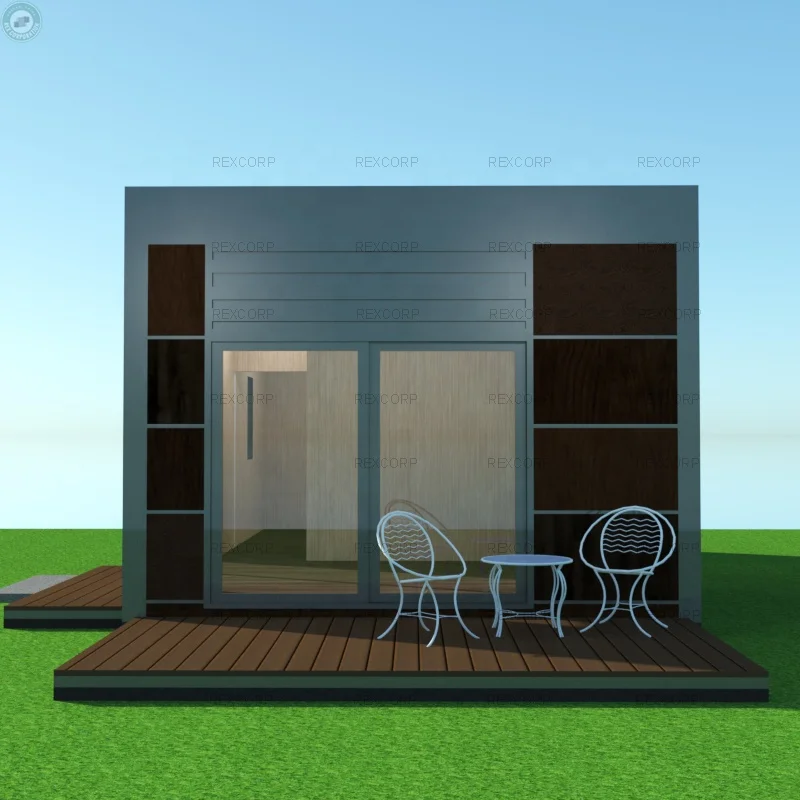 33sqm Flatpack Container Home Office Studio with Bath Modern Design Container Granny Flat in Melbourne