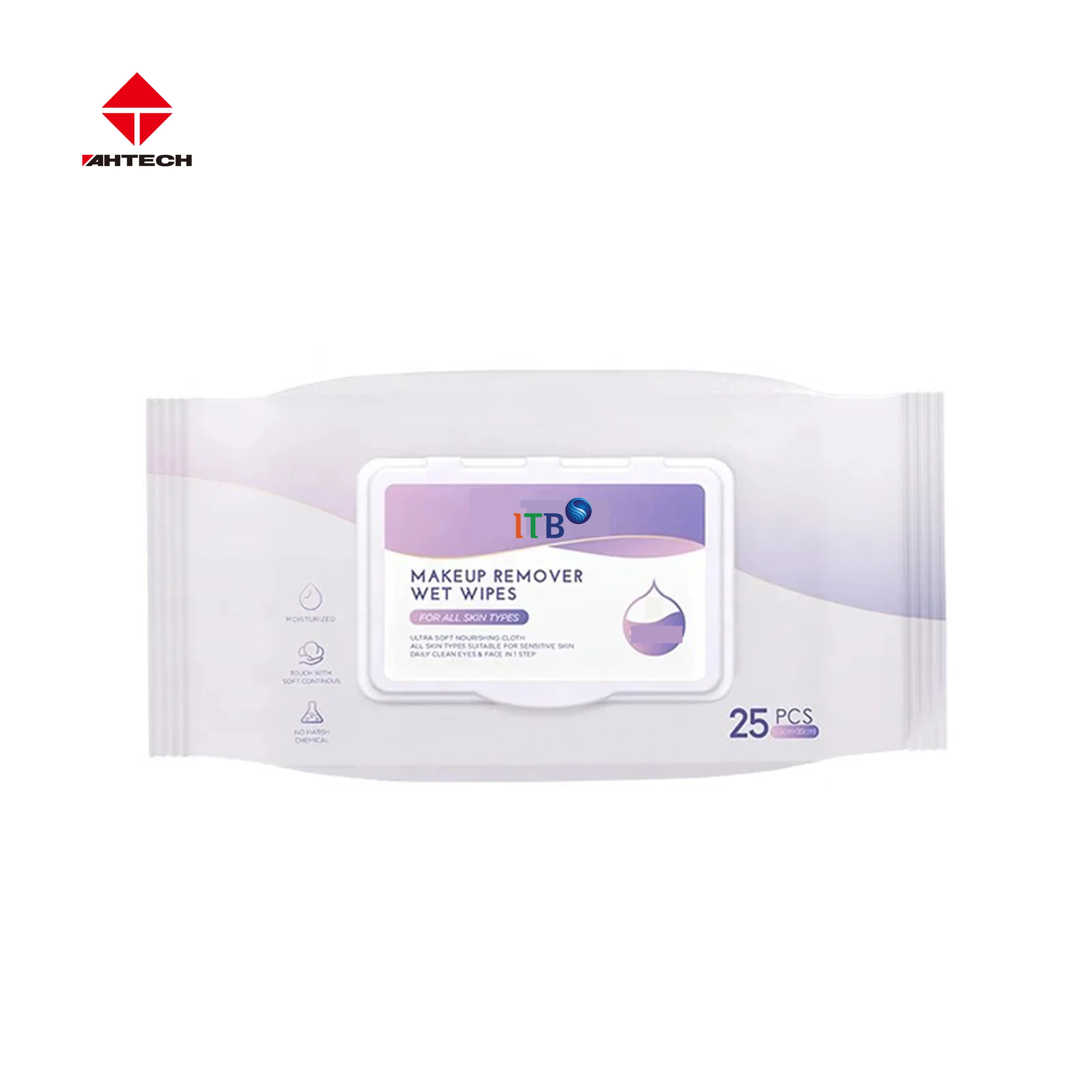 Nonwoven Fabric Make-Up Removal Wipes Wet Refresh Tissue Cotton Facial Wipe Tissue