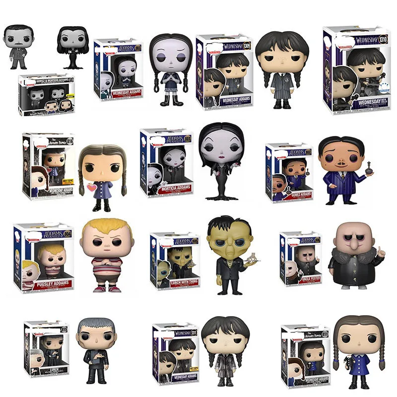 Hot Selling Movies POP figure The Addams Family Funk POP Wednesday Lurch Morticia Pugsley Action Figures
