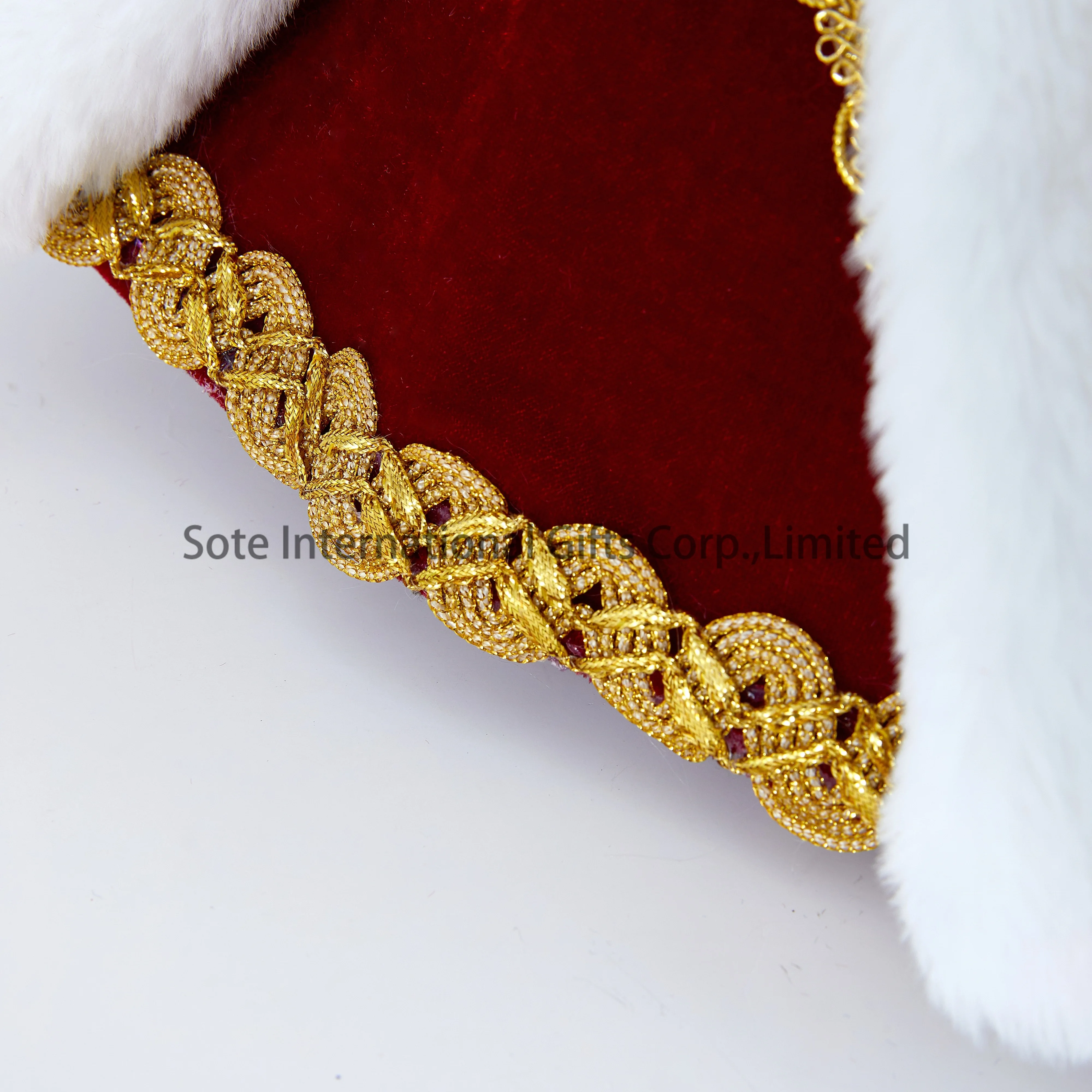 SOTE Exquisite Red Velvet Russian New Year Electric Toy Ded Moroz Plush Doll Traditional Musical Warm Figurines Gifts For Child
