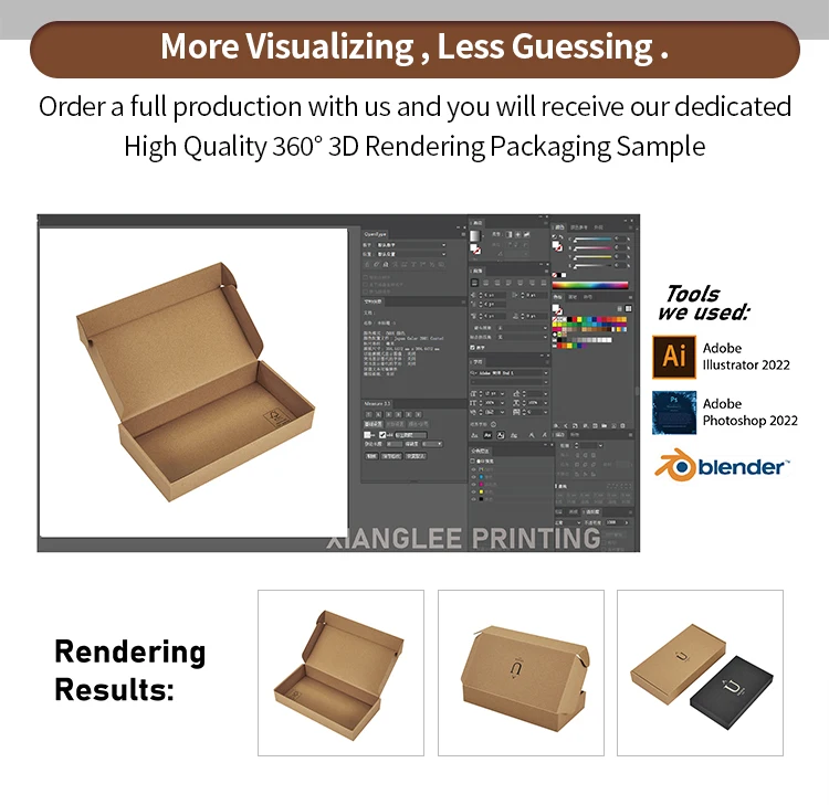 carton al por mayor pequena para negocios grandes mini caja de embalaje para ropa envio pestanas personalizadas shipping box