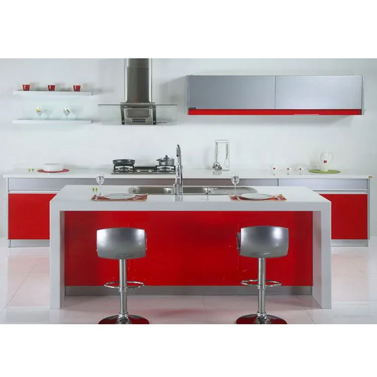 2022 Fashionable Color Mix lacquer Kitchen Cabinets ( Model : 1170 )