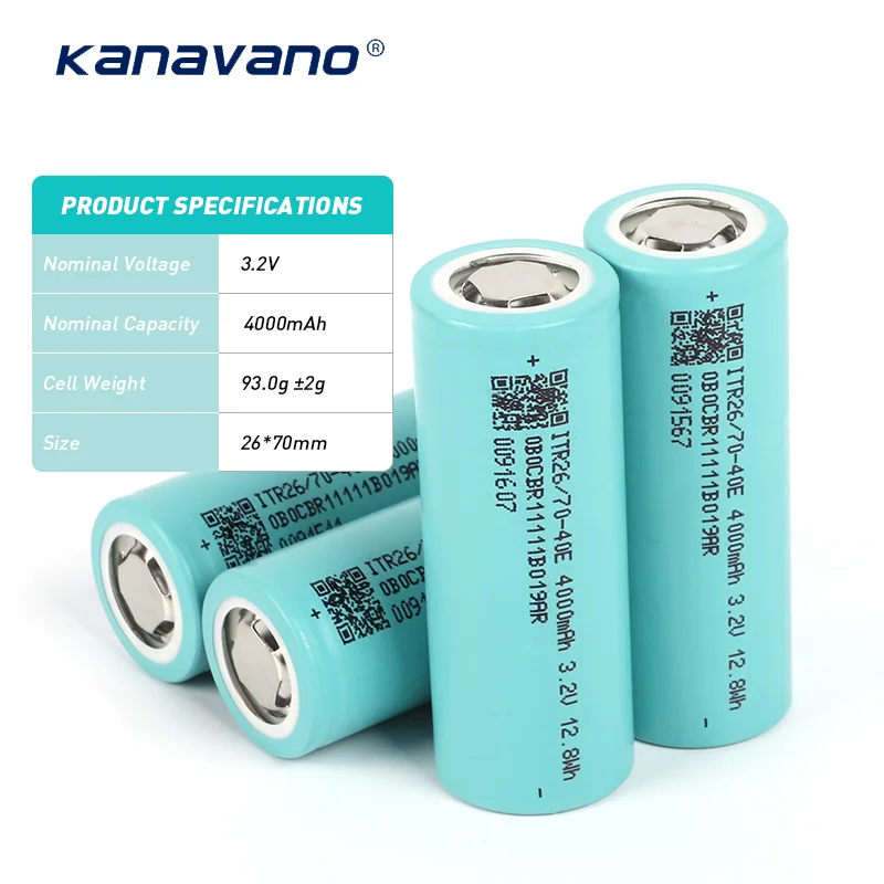Great popularity lifepo4 cell 26700 3.2v 4000mah rechargeable batteries cell for electromobile