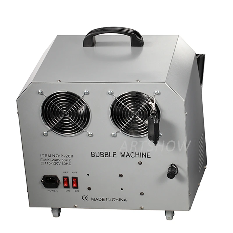 300W 2-Wheel Big bubble machine Professional Stage Equipment Disco DJ Wedding Remote wireless control bubble machine