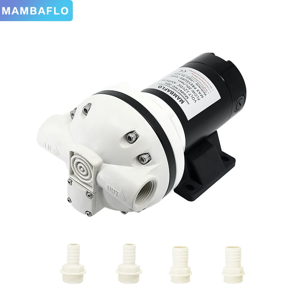 MAMBAFLO HV-20 Automatic Urea Pump AC 12V Dispenser Adblue Pump large flow 20LPM chemicals transfer pump  alcoholic motor oil