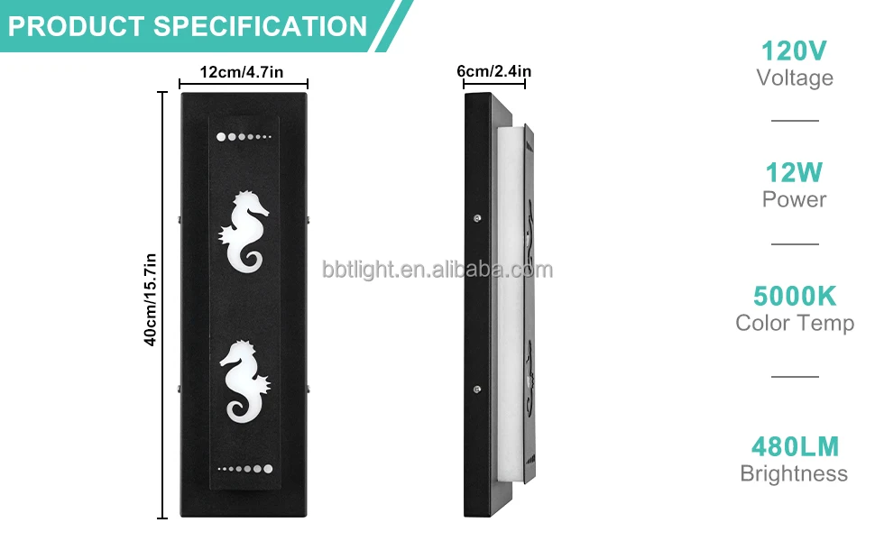 Customizable Patterns LED Outdoor Wall Light Garden Hotel Villa Suitable for all kinds of scenes IP65 waterproof wall light