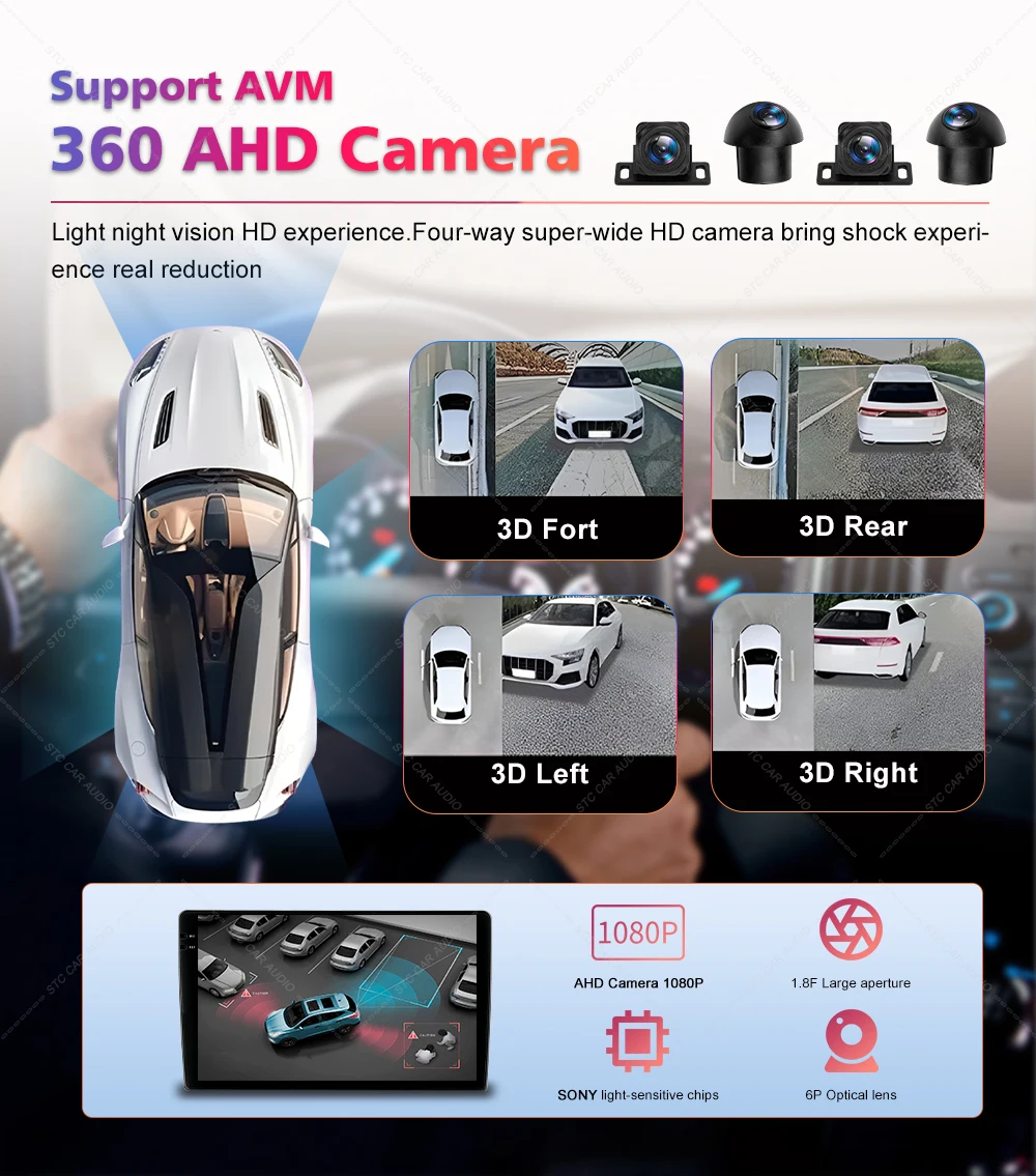 Автомагнитола мультимедийная 9 дюймов 8 + 256 г Android 12