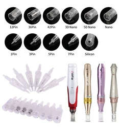 derma needle pen dermapen needle microneedling Dr.pen 1 3 5 7 9 12 24 36 42 3D 5D pins nano electric derma pen needle cartridge