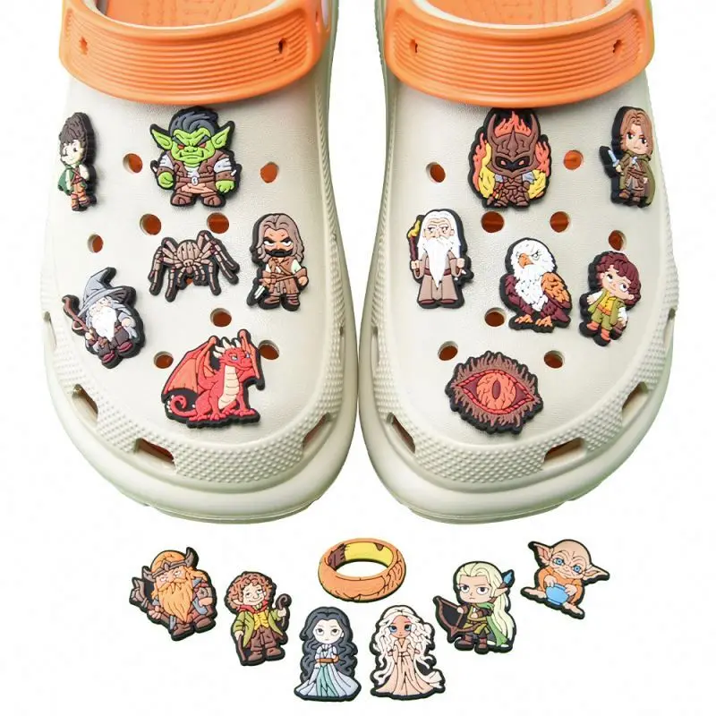 2024 Hot Sale irish dance clog charm beach animal dog cat Carton pvc rubber new kids pins Shoes Charms Decorations