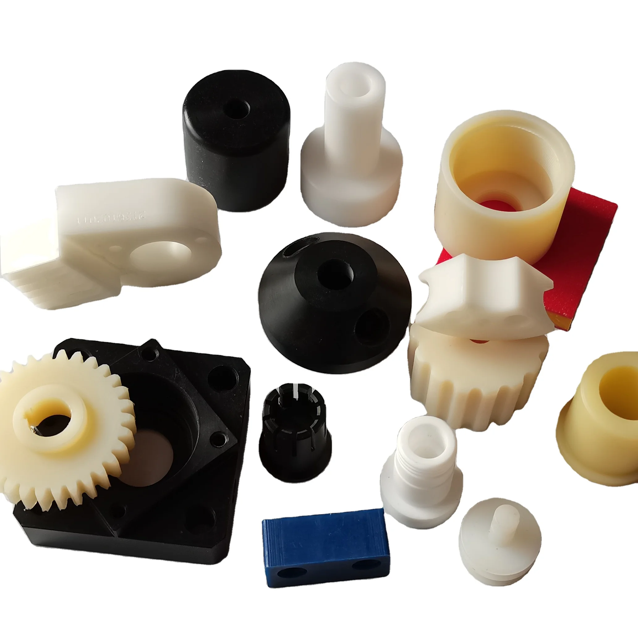 manufacturer price CNC machined Nylon, MC 901, pom, ptfe  customized sleeve tube nut