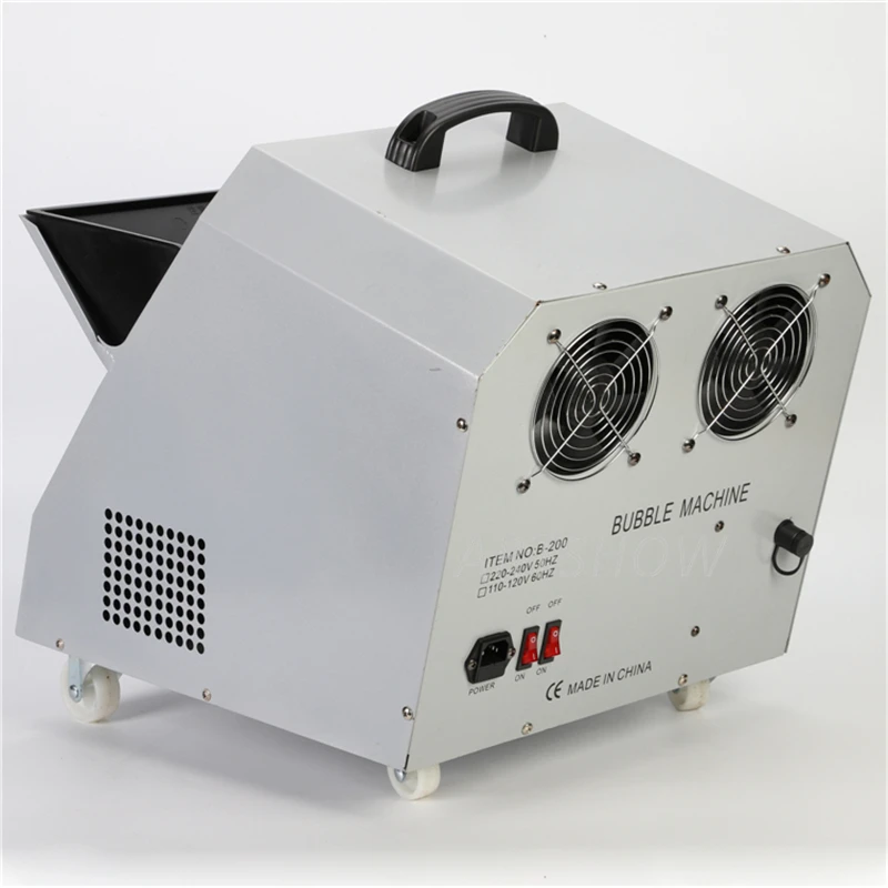 300W 2-Wheel Big bubble machine Professional Stage Equipment Disco DJ Wedding Remote wireless control bubble machine