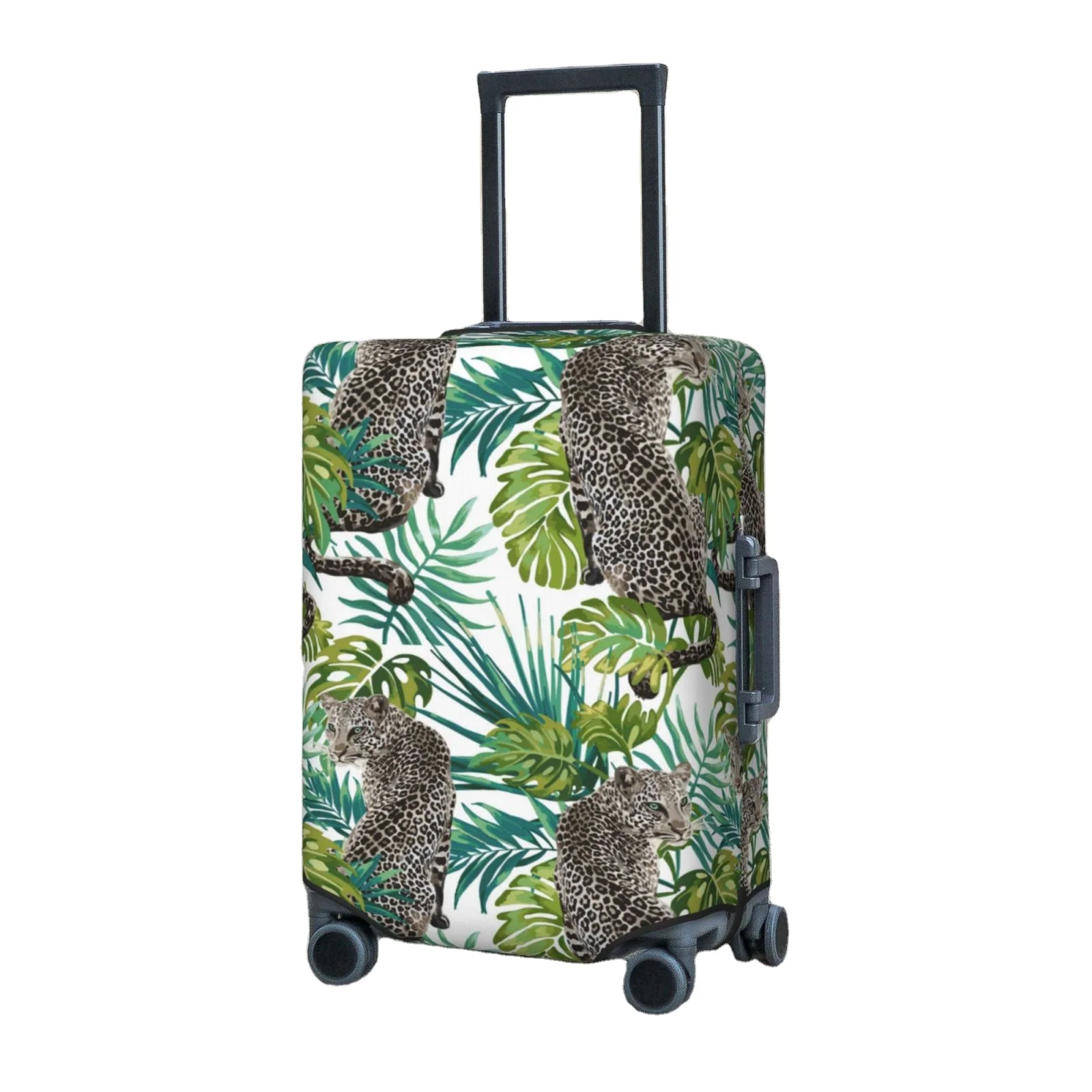 Hot Sale Custom Printed Suitcase Protector Travel Luggage Cover, Spandex Fabric Elastic Customized Printed Cover/