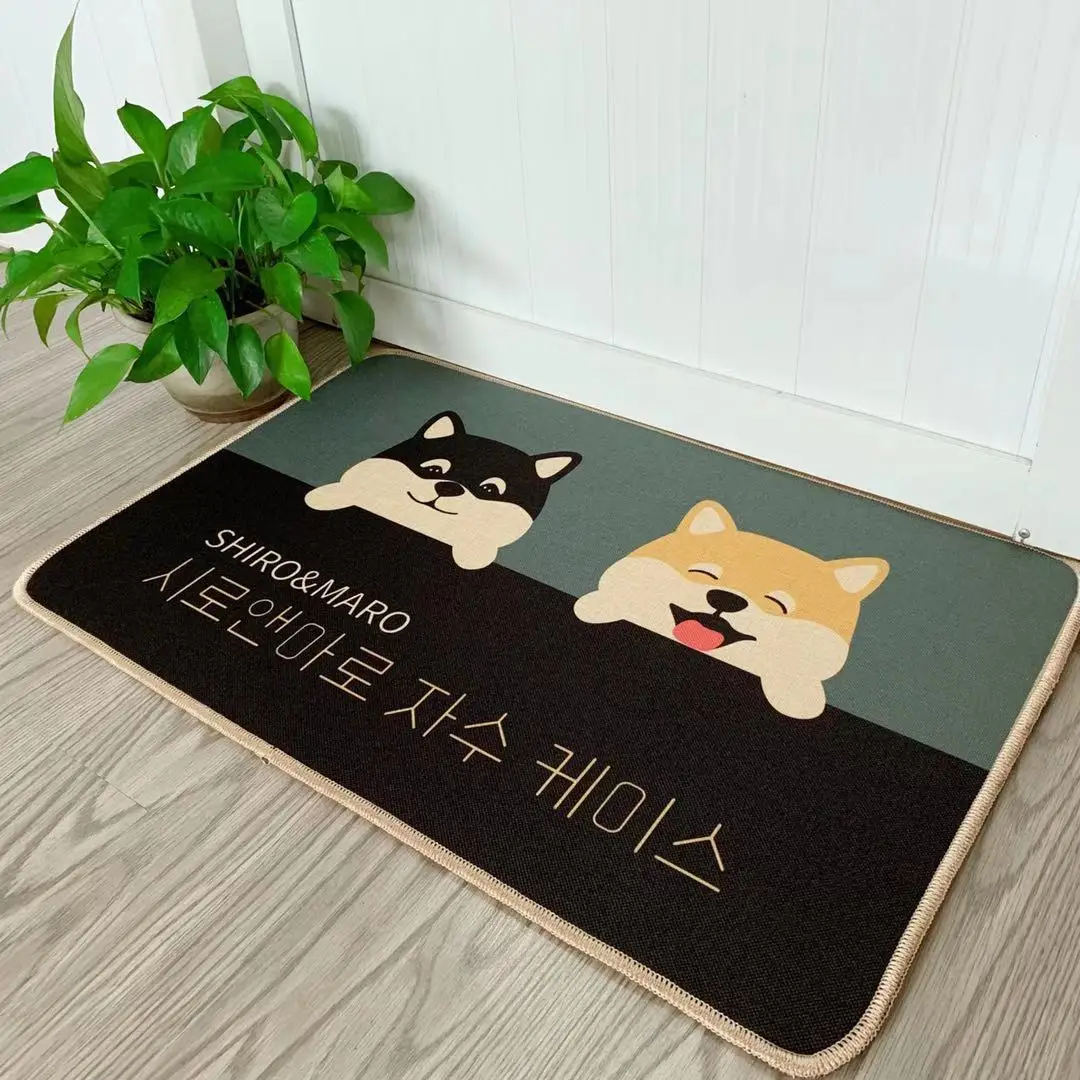 
High quality anti-slip car linen mat rugs carpets in living room 
