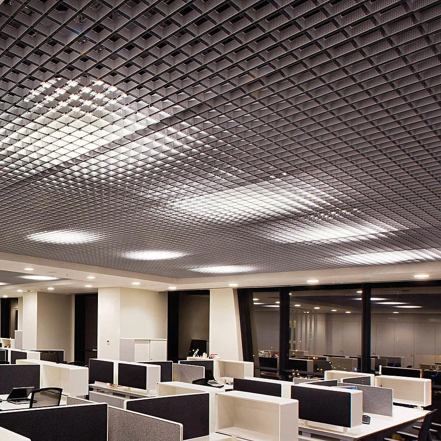 Китайская фабрика алюминиевая потолочная решетка плитка